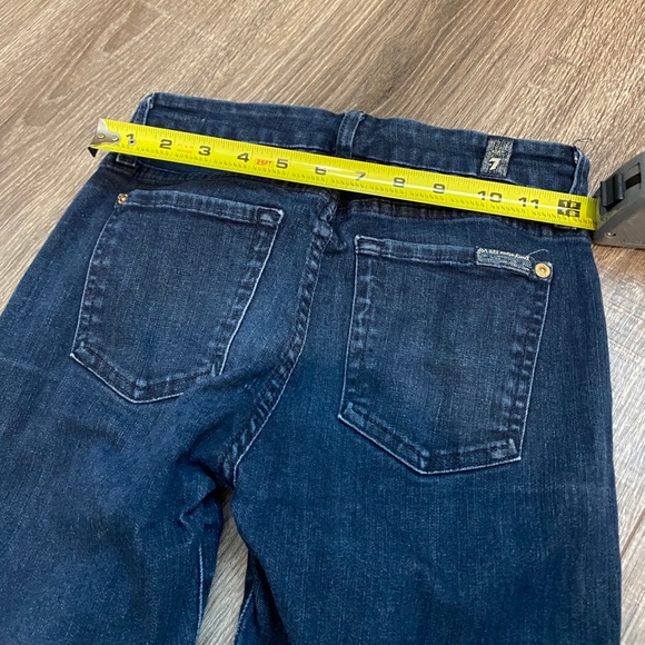 7 for all ManKind blue jeans size 24 - Picture 2 of 6